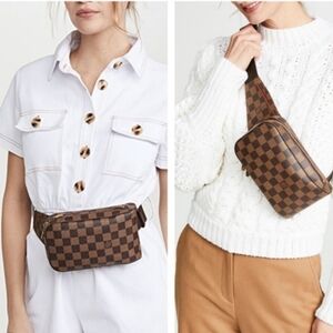 ❌‼SOLD‼❌ - LV Geronimo w/COA - Damier Ebene Belt Bag